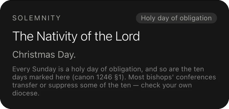 A day panel on the calendar, fitted to what is in it.